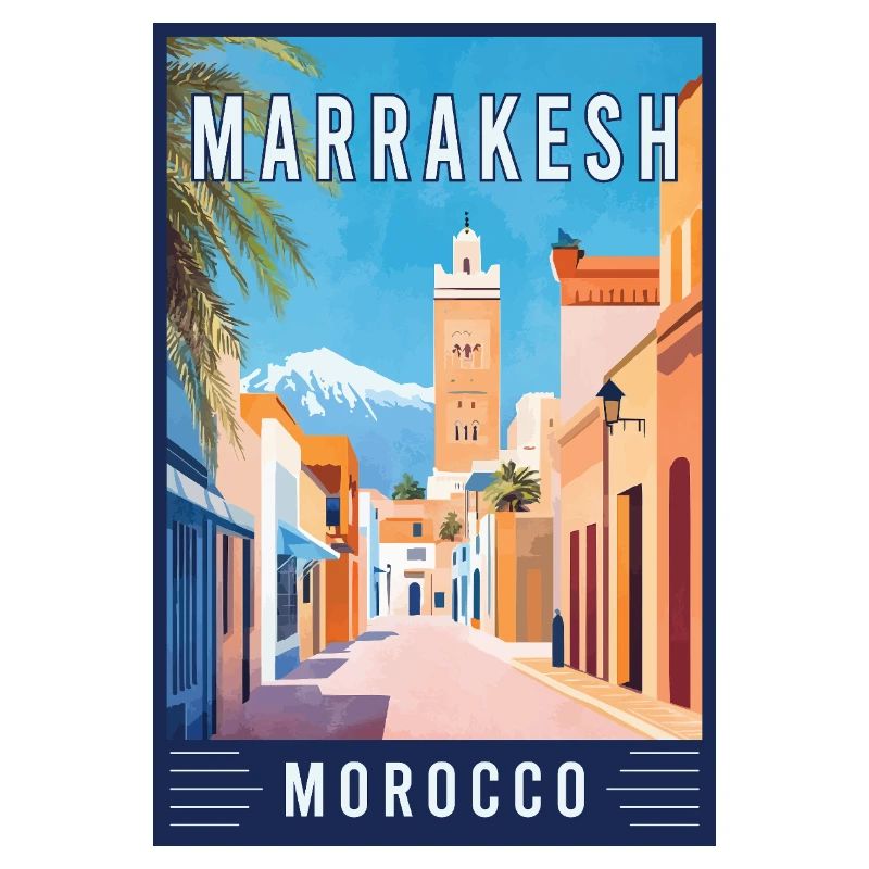 Entdecken Sie lebendige Souks von Marrakesch in Marokko