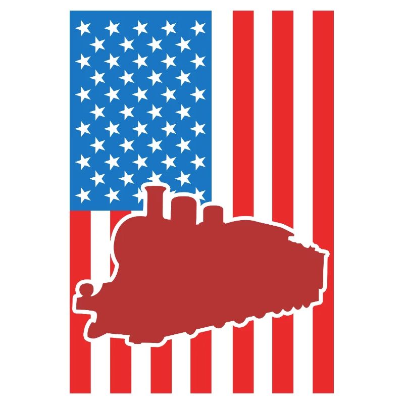 Drapeau du chemin de fer des États-Unis