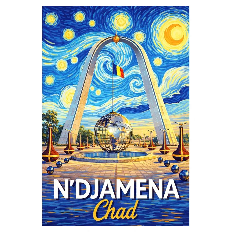 N-Djamena Chad Starry Night