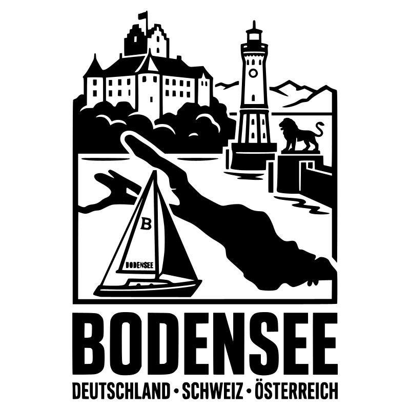 Bodensee Silhouette Wahrzeichen