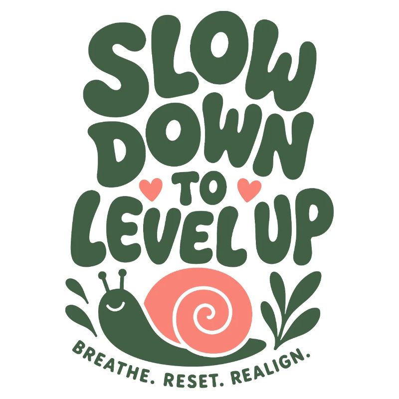 Slow Down To Level Up Quote