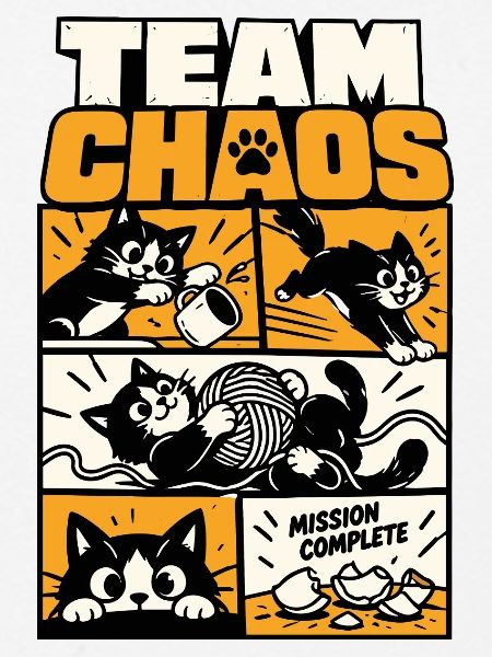 Team Chaos – Katzen Comic
