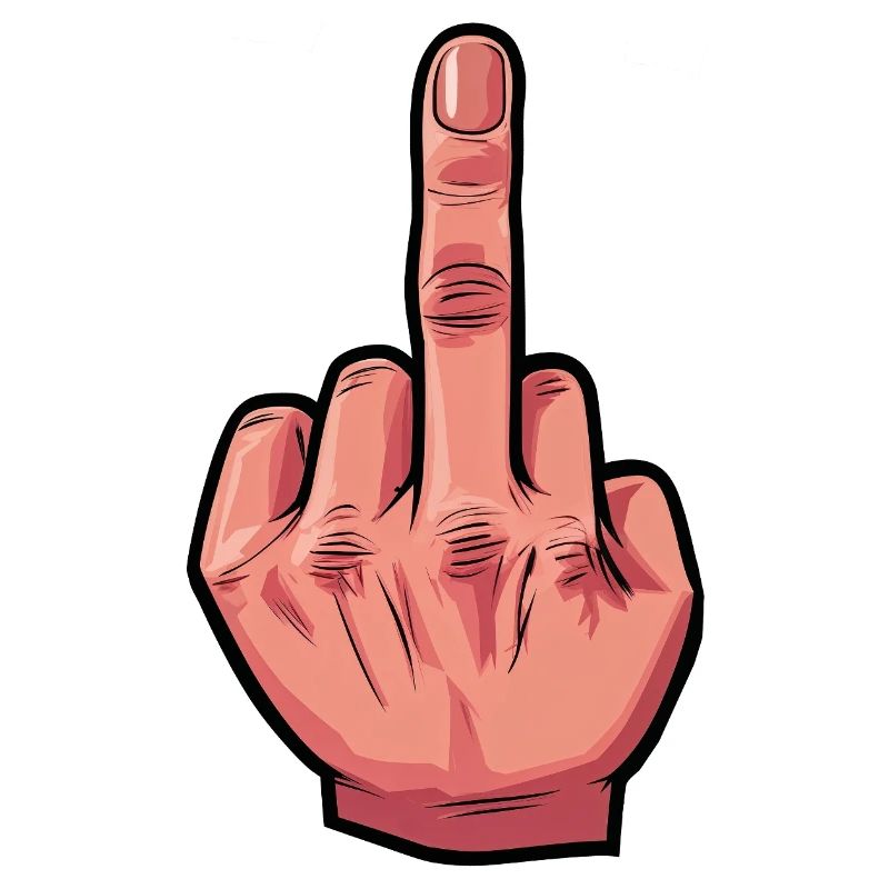 Stinky Finger Illustration