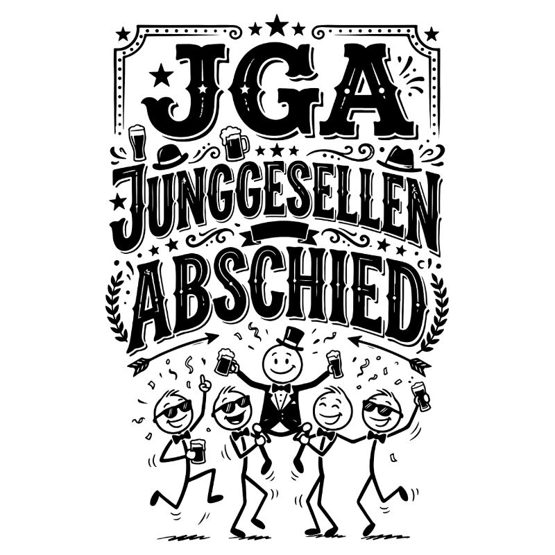 JGA Junggesellenabschied Spruch