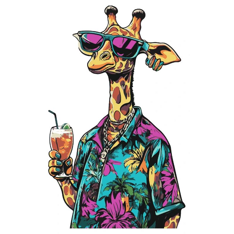 Giraffe Comic Sommer
