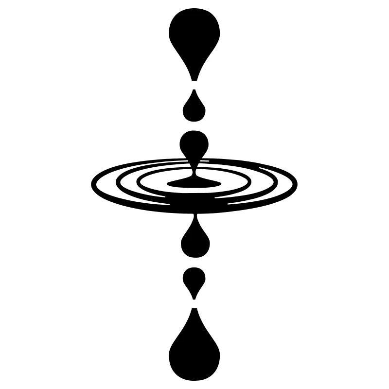 Goutte d’eau miroir