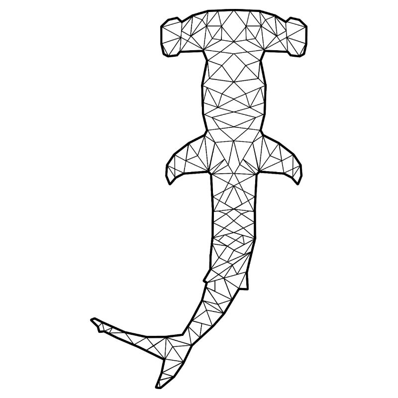 Hammerhead Shark Geometric
