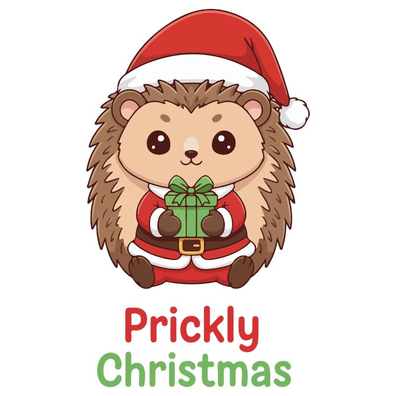 Prickly Christmas Hedgehog