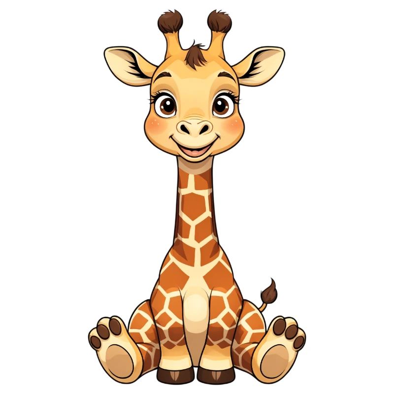 Cuddly Giraffe Smile