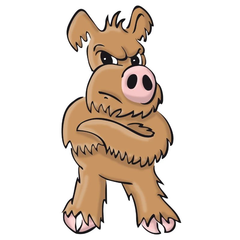 Weaker dog standing