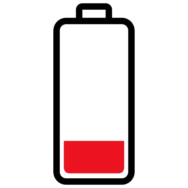 schwache Batterie