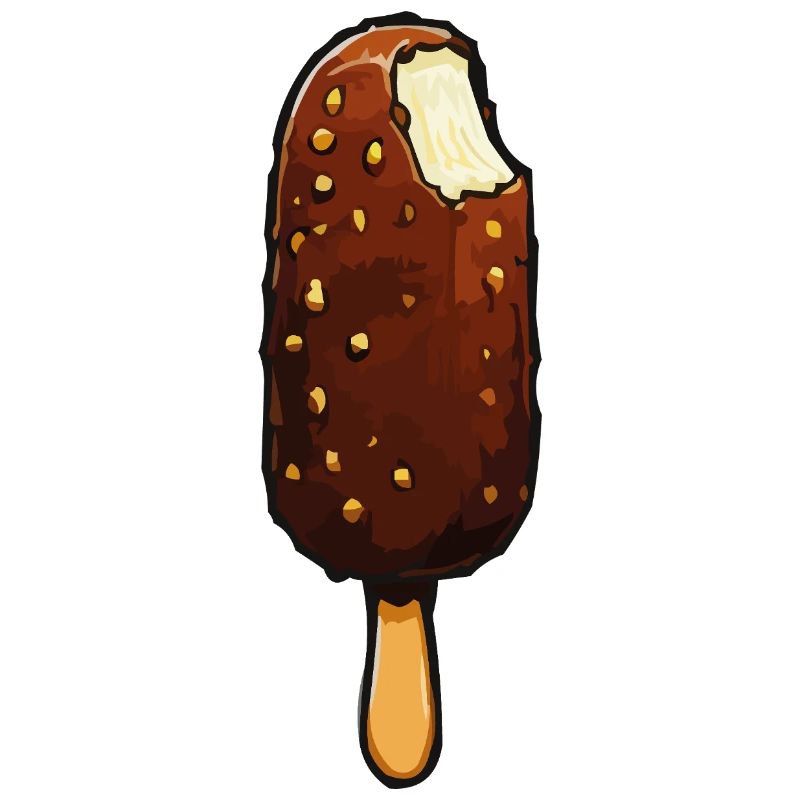Chocolate banana popsicles