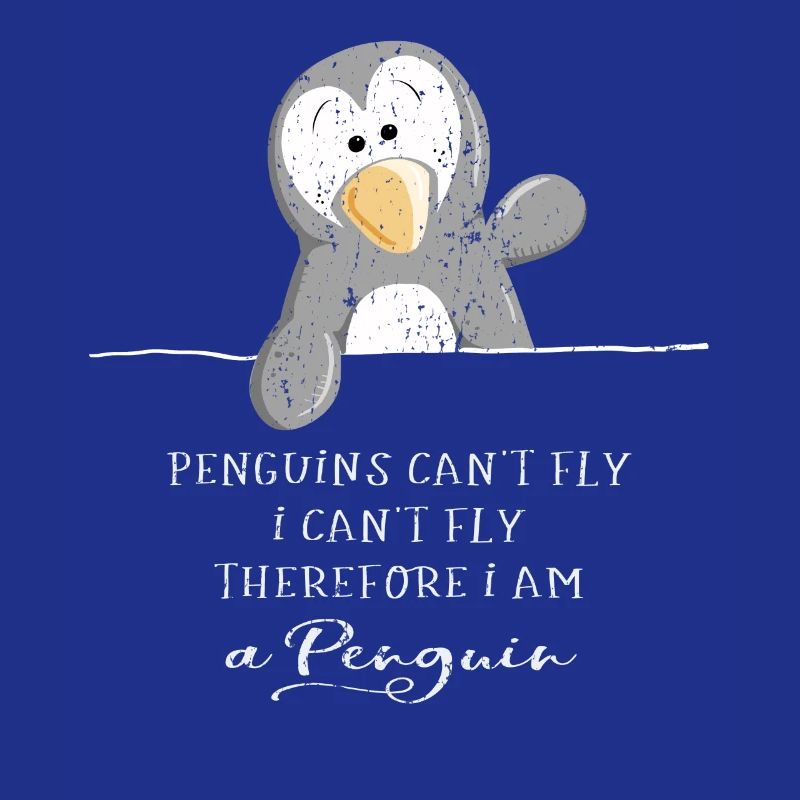 Penguins can not fly - penguin - penguins