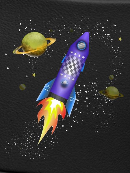 Rocket in space