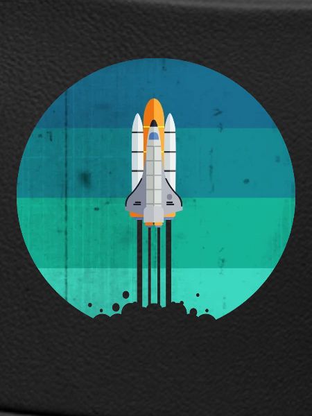 Lancement d'une fusée spatiale