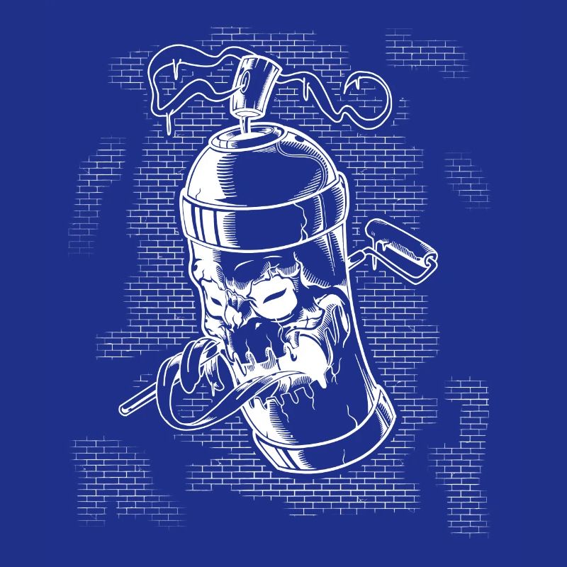 Graffiti spray can