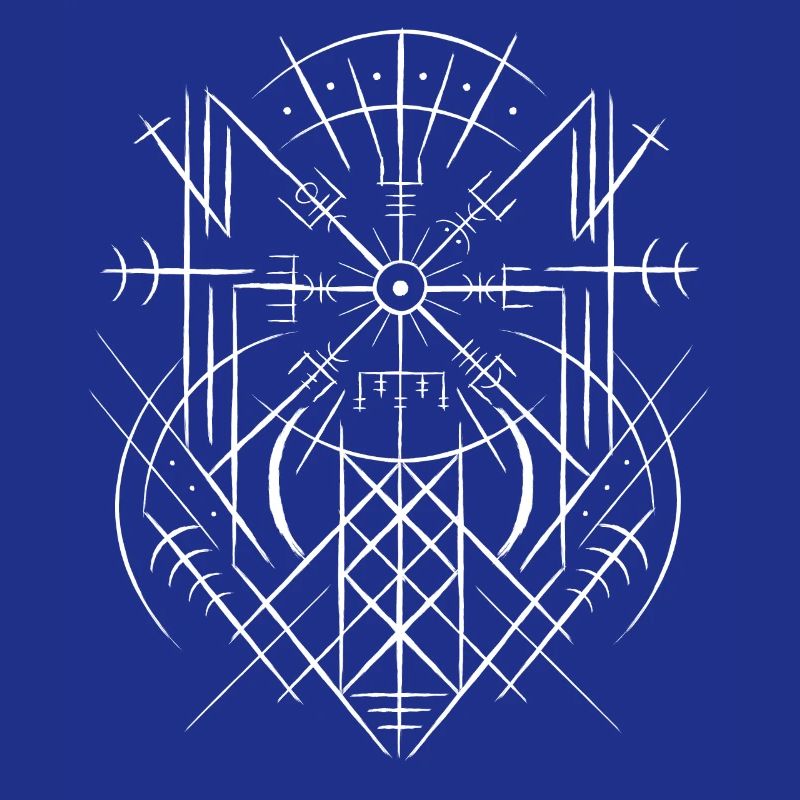 Vegvisir Runic Compass Celtes Viking Web Wyrd