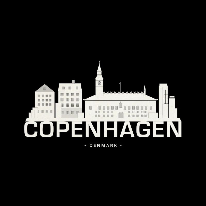 Skyline de Copenhague Copenhague
