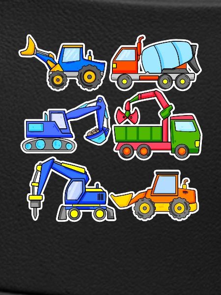Construction site vehicles