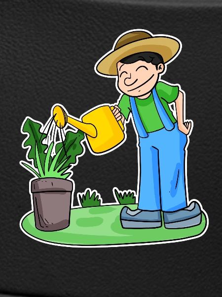 Garden motif gardener gift
