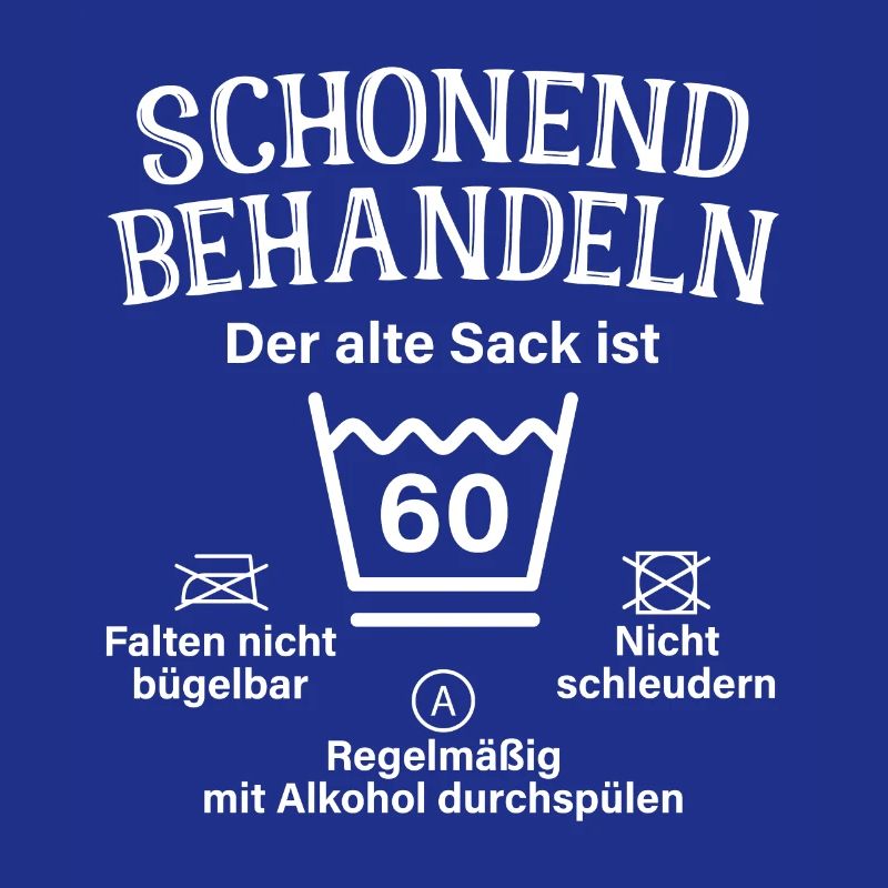 Schonend Behandeln Sack Geschenk 60. Geburtstag