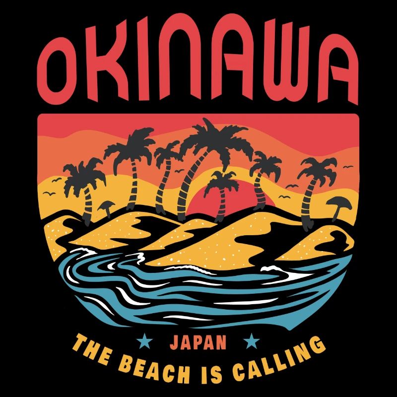 Okinawa japan beach design