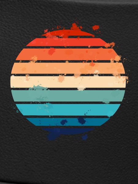 Splatter Retro Sunset