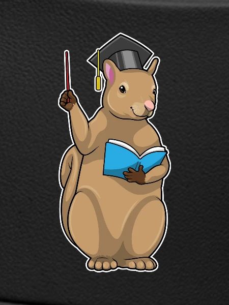 Squirrel Teacher Book School