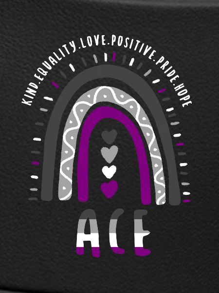 Ace Pride Boho Rainbow