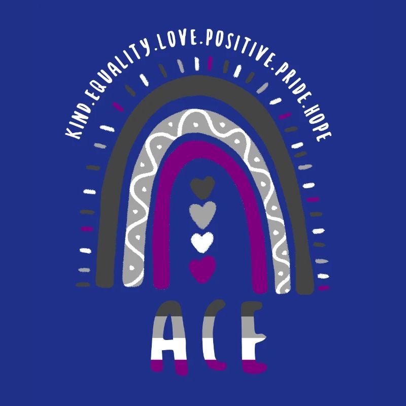 Ace Pride Boho Rainbow