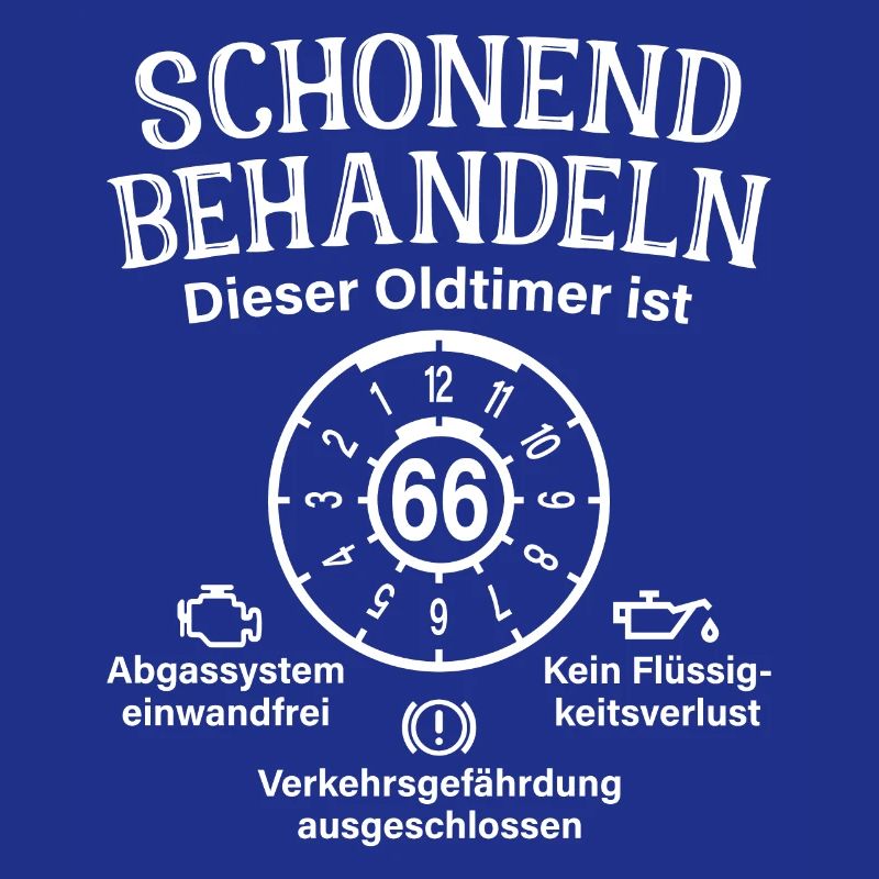 66. Geburtstag Schonend Behandeln Oldtimer Ist 66