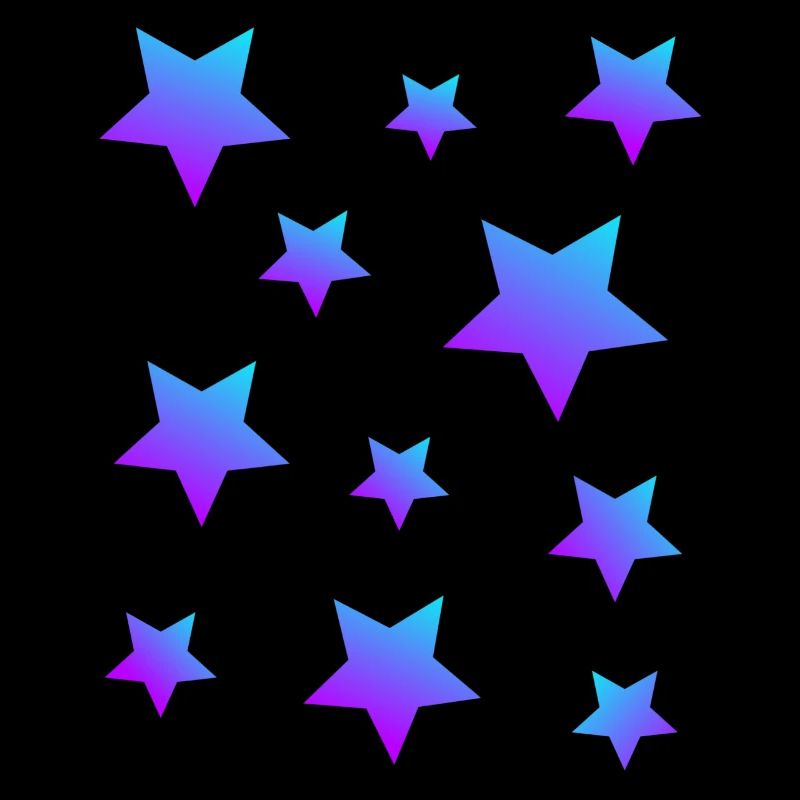 Star Star Pack Bleu-Violet