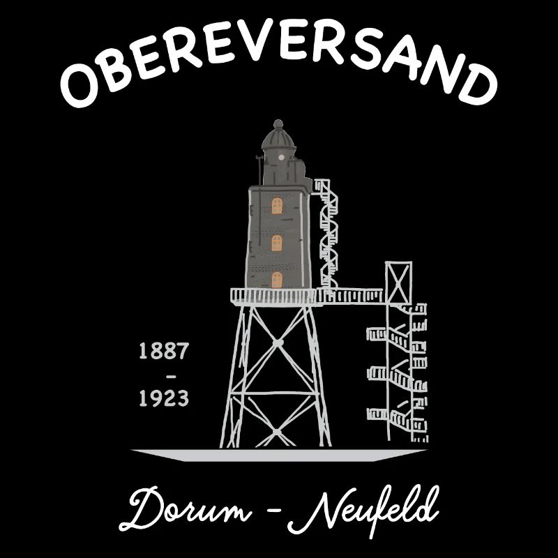 Lighthouse Dorum - Neufeld, German North Sea coast