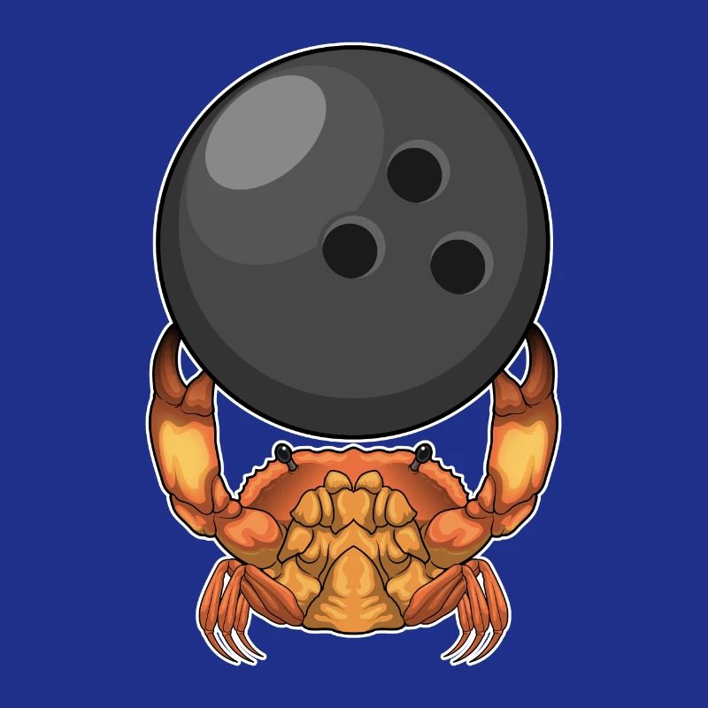 Boule de bowling de crabe