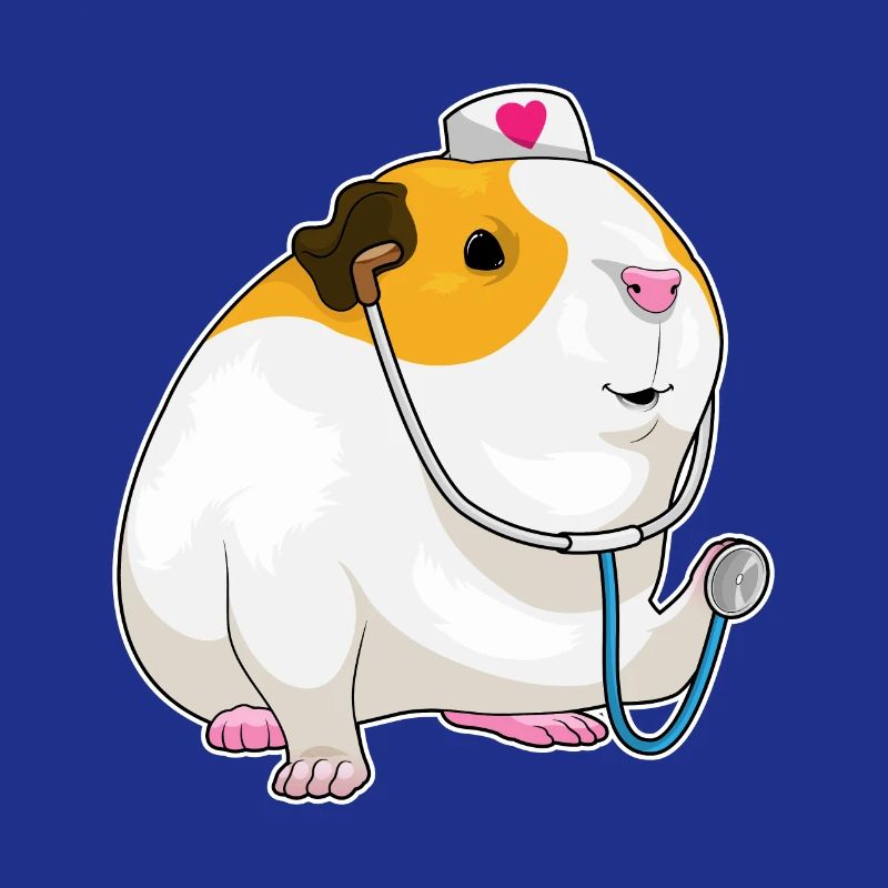 Stéthoscopes d’infirmière cochon d’Inde