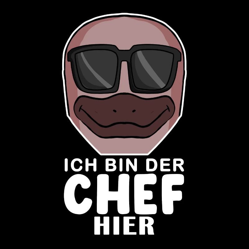 Cool Schnabeltier Chef Spruch