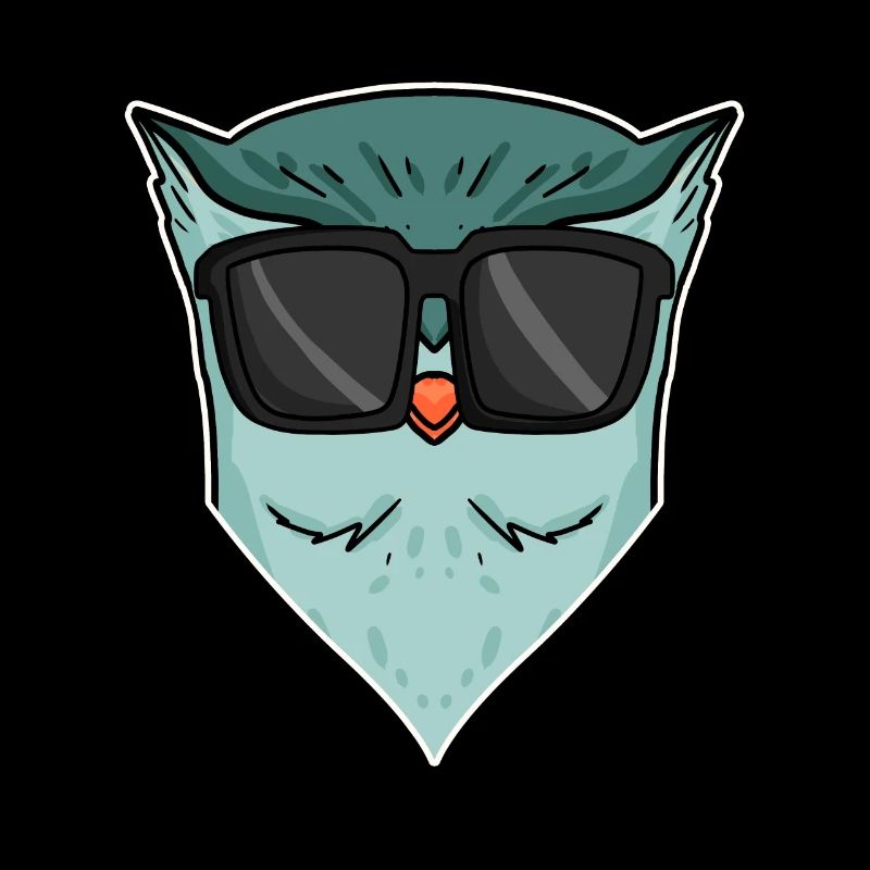 Eule mit Sonnenbrille