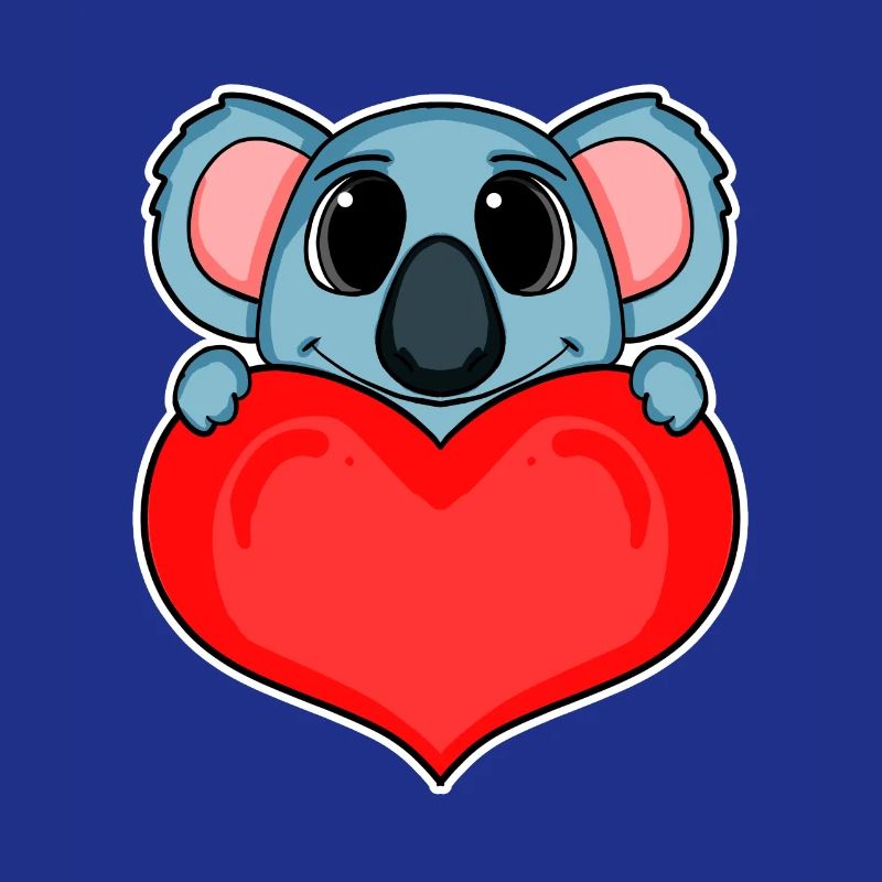 Koala mit Herz - Liebe Romantisch