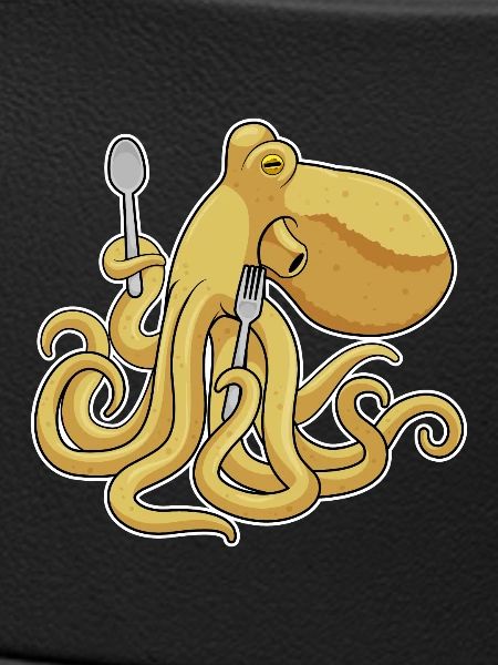 Octopus Cutlery Cooking Kitchen