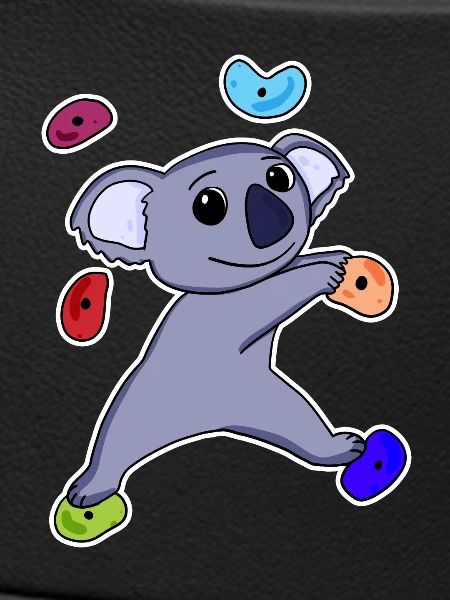 Climbing Koala