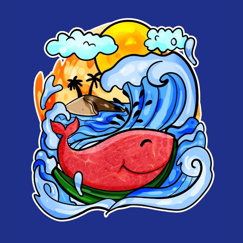 Baleine pastèque