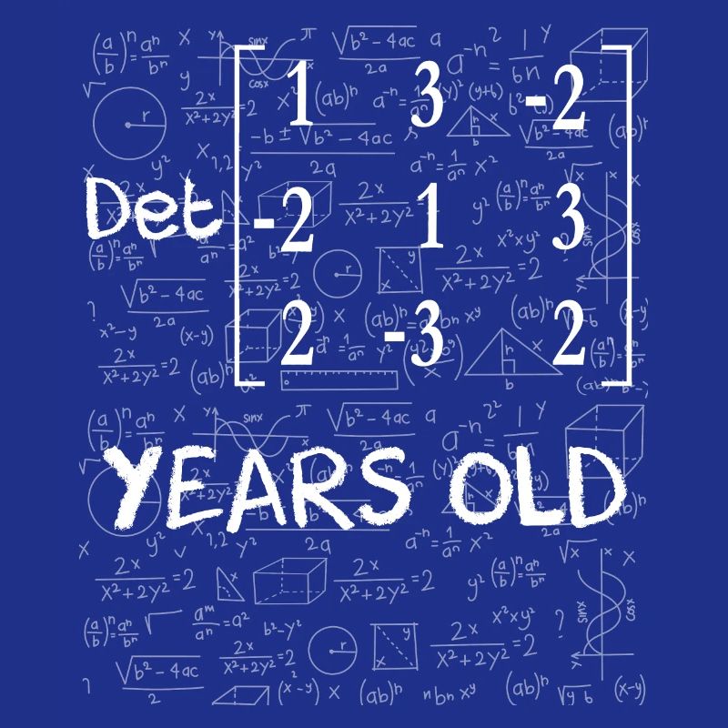 33rd birthday 33 years matrix determinant