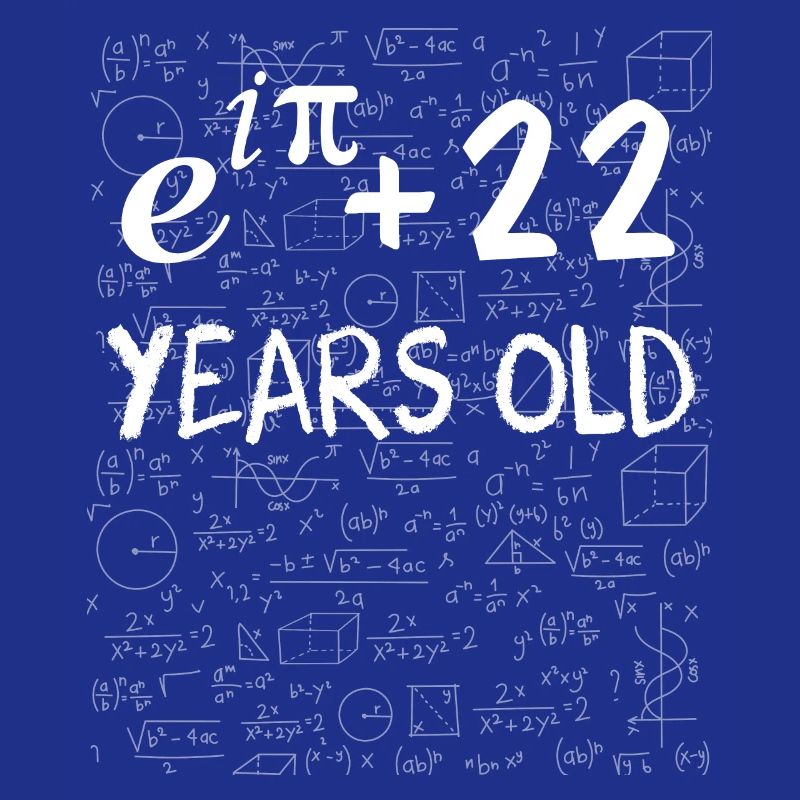 21e anniversaire 21 ans Euler Identité cadeau math