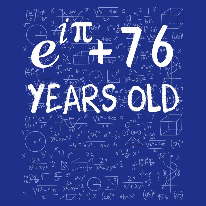75. Geburtstag 75 Jahre Euler Identity