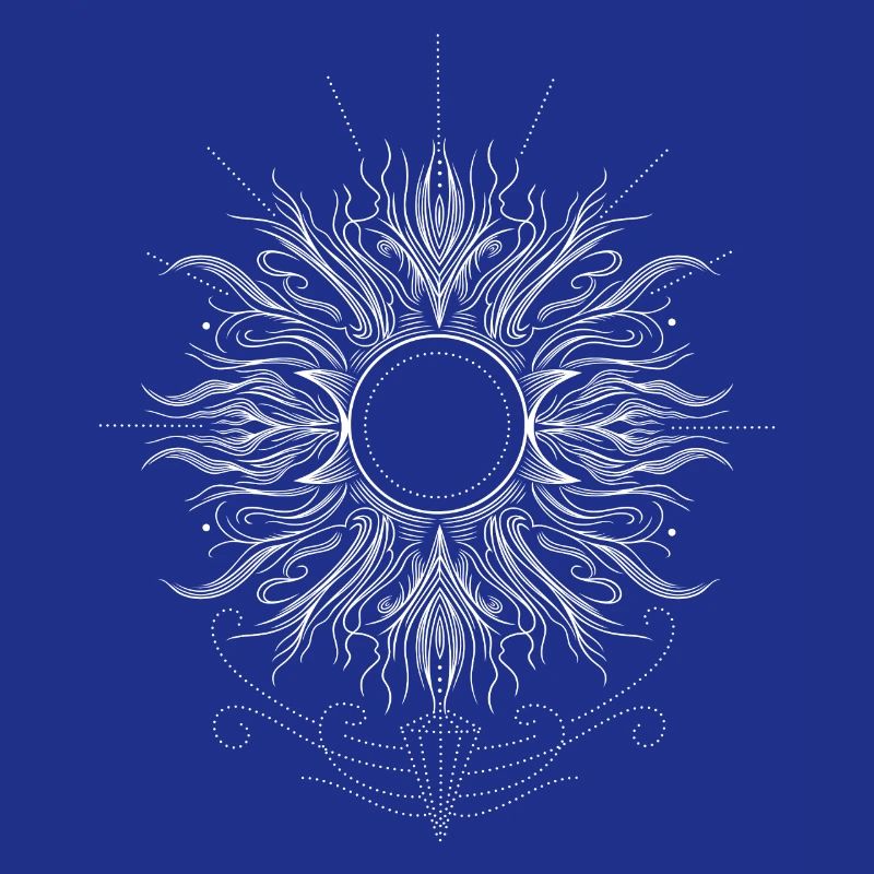 Midsummer Sun with Triple Moon