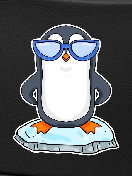 Cooler Pinguin