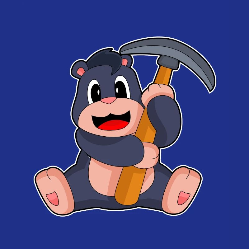 Mole Miner Pickaxe Mining