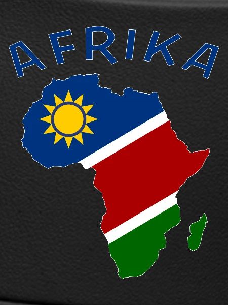 Namibia Map of Africa