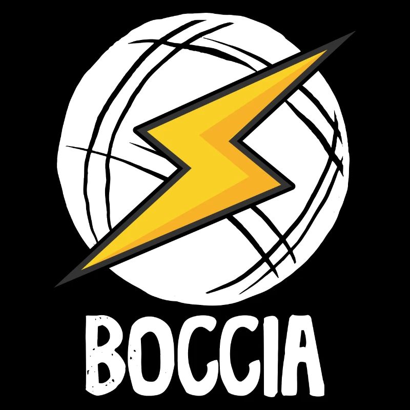Bocciaspieler Bekleidung mit Boccia Kugeln Boccia