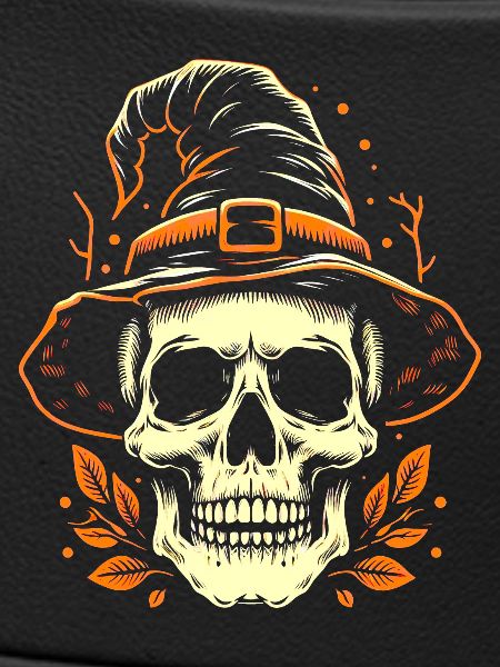 Skull in a hat
